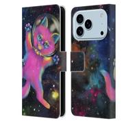 Head Case Designs Étui portefeuille en cuir sous licence officielle Ash Evans Lost in Space compatible avec Apple iPhone 17 Pro