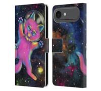 Head Case Designs Étui portefeuille en cuir sous licence officielle Ash Evans Lost in Space compatible avec Apple iPhone 17 Air