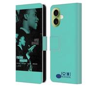 Head Case Designs Étui portefeuille en cuir sous licence officielle Blue Note Records Freddie Hubbard Open Sesame Albums compatible avec Apple iPhone 17