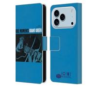 Head Case Designs Étui portefeuille en cuir sous licence officielle Blue Note Records Grant Green Idle Moments Albums compatible avec Apple iPhone 17 Pro