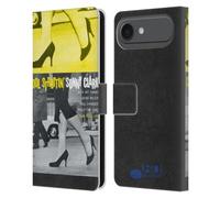 Head Case Designs Étui portefeuille en cuir sous licence officielle Blue Note Records Sonny Clark Cool Struttin' Albums 2 compatible avec Apple iPhone 17 Air