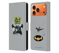 Head Case Designs Étui portefeuille en cuir sous licence officielle DC League of Super Pets We Don't Play Well with Others Graphics Compatible avec Apple iPhone 17 Pro Max