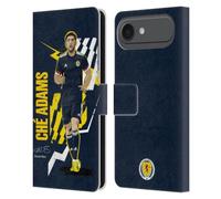 Head Case Designs Étui portefeuille en cuir sous licence officielle des joueurs de Ché Adams de l'équipe nationale d'Écosse compatible avec Apple iPhone 17 Air