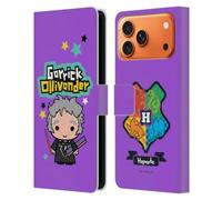Head Case Designs Étui portefeuille en cuir sous licence officielle Harry Potter Garrick Ollivander Les Reliques de la Mort XXXIII compatible avec Apple iPhone 17 Pro Max