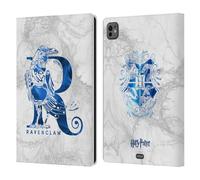Head Case Designs Étui Portefeuille en Cuir sous Licence Officielle Harry Potter Serdaigle Aguamenti Les Reliques de la Mort IX Compatible avec Apple iPad Pro 11 M4 2024