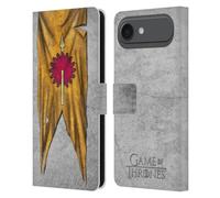 Head Case Designs Étui portefeuille en cuir sous licence officielle HBO Game of Thrones Martell Sigil Flags compatible avec Apple iPhone 17 Air