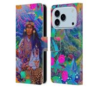 Head Case Designs Étui portefeuille en cuir sous licence officielle Shambhala Light Visionary Art Floral Visions Ethereal Graphics Compatible avec Apple iPhone 17 Pro