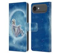 Head Case Designs Étui portefeuille en cuir sous licence officielle Tiffany Tito Toland-Scott Bleu Winter Fantasy Art Compatible avec Apple iPhone 17 Air