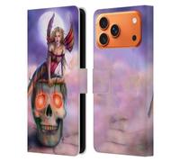 Head Case Designs Étui portefeuille en cuir sous licence officielle Tiffany Tito Toland-Scott Death Fantasy Art compatible avec Apple iPhone 17 Pro Max