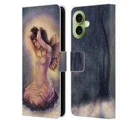 Head Case Designs Étui portefeuille en cuir sous licence officielle Tiffany Tito Toland-Scott Rose Winter Fantasy Art Compatible avec Apple iPhone 17