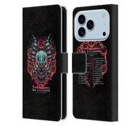 Head Case Designs Étui portefeuille en cuir sous licence officielle Trivium What The Dead Men Say Graphics compatible avec Apple iPhone 17 Pro