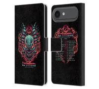 Head Case Designs Étui portefeuille en cuir sous licence officielle Trivium What The Dead Men Say Graphics compatible avec Apple iPhone 17 Air