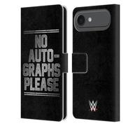 Head Case Designs Étui portefeuille en cuir sous licence officielle WWE The Miz No Autographs Please Superstars 6 compatible avec Apple iPhone 17 Air