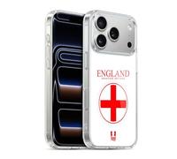 Head Case Designs Flag of England St. George Drapeau avec Armes Coque en Gel [Protection de Qualité Militaire] Compatible avec Apple iPhone 17 Pro Et Compatible avec MagSafe