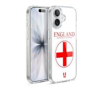 Head Case Designs Flag of England St. George Drapeau avec Armes Coque en Gel [Protection de Qualité Militaire] Compatible avec Apple iPhone 17 Et Compatible avec MagSafe