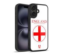 Head Case Designs Flag of England St. George Drapeau avec Armes Coque en Gel renforcée [Protection de Qualité Militaire] Compatible avec Apple iPhone 16