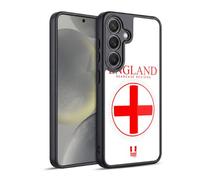 Head Case Designs Flag of England St. George Drapeau avec Armes Coque en Gel renforcée [Protection de Qualité Militaire] Compatible avec Samsung Galaxy S24 5G