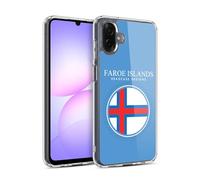 Head Case Designs Flag of Faroe Islands Merkið Drapeau avec Armes Coque en Gel [Protection de Qualité Militaire] Compatible avec Samsung Galaxy A07