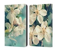 Head Case Designs Fleurs De Cerisier Blanches: Printemps Fleurs Étui Portefeuille en Cuir Compatible avec Apple iPad Air 2 (2014)