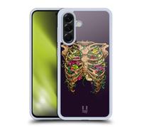Head Case Designs Flore - Cage Thoracique Anatomie Humaine Coque en Gel [Protection de Qualité Militaire] Compatible avec Samsung Galaxy A56 5G