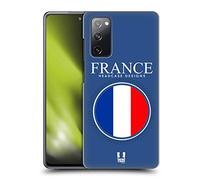 Head Case Designs France French français Flag Drapeau avec Armes Coque Dure pour l'arrière Compatible avec Samsung Galaxy S20 FE / 5G