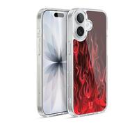 Head Case Designs Fureur Rouge Flammes de Bolide Coque en Gel [Protection de Qualité Militaire] Compatible avec Apple iPhone 17 Et Compatible avec MagSafe