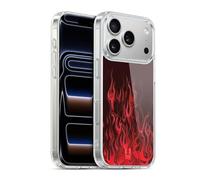 Head Case Designs Fureur Rouge Flammes de Bolide Coque en Gel [Protection de Qualité Militaire] Compatible avec Apple iPhone 17 Pro Et Compatible avec MagSafe