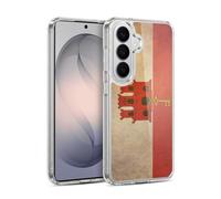 Head Case Designs Gibraltar Gibraltarien Drapeaux D'époque 6 Coque en Gel [Protection de Qualité Militaire] Compatible avec Samsung Galaxy S26