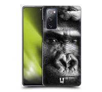 Head Case Designs Gorille Blanc Et Noir Faune Coque Dure pour l'arrière Compatible avec Samsung Galaxy S20 FE / 5G