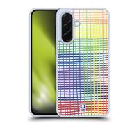 Head Case Designs Grille Folie d'arc-en-Ciel Coque en Gel [Protection de Qualité Militaire] Compatible avec Samsung Galaxy A36 5G