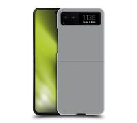 Head Case Designs Gris Couleurs en Blocs Coque Dure pour l'arrière Compatible avec Motorola Razr 40 / Razr 2023
