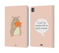 Head Case Designs Hamster Stupéfiant Petites Doses D'Absurdités Et Incohérence Étui Portefeuille en Cuir Compatible avec Apple iPad Pro 13 M4 2024