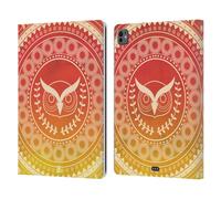 Head Case Designs Hibou Mandala Olympienne Étui Portefeuille en Cuir Compatible avec Apple iPad Pro 13 M4 2024