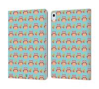 Head Case Designs Hibou Petits Animaux - Motifs Étui Portefeuille en Cuir Compatible avec Apple iPad Air 13 2024/2025