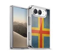 Head Case Designs Îles Aland Alandic Drapeaux D'époque 4 Coque en Gel [Protection de Qualité Militaire] Compatible avec Apple iPhone Duo Et Compatible avec MagSafe
