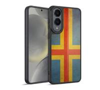 Head Case Designs Îles Aland Alandic Drapeaux D'époque 4 Coque en Gel renforcée [Protection de Qualité Militaire] Compatible avec Samsung Galaxy S25 Edge