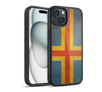 Head Case Designs Îles Aland Alandic Drapeaux D'époque 4 Coque en Gel renforcée [Protection de Qualité Militaire] Compatible avec Apple iPhone 15