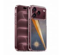Head Case Designs Îles De Marshall Marshallese Drapeaux D'époque 2 Coque en Gel [Protection de Qualité Militaire] Compatible avec Apple iPhone 18 Pro Et Compatible avec MagSafe