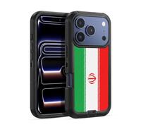 Head Case Designs Iran Drapeaux du Monde Football Étui Antichoc Ultra-Blindé Compatible avec Apple iPhone 17 Pro Max
