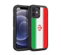 Head Case Designs Iran Drapeaux du Monde Football Étui Antichoc Ultra-Blindé Compatible avec Apple iPhone 12 / iPhone 12 Pro