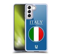 Head Case Designs Italy Italian Italia Drapeaux - Set 2 Coque en Gel [Protection de Qualité Militaire] Compatible avec Samsung Galaxy S21 5G Et Compatible avec MagSafe