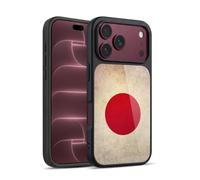Head Case Designs Japon Japonais Nippon Nisshoki Drapeaux Vintage Football Coque en Gel renforcée [Protection de Qualité Militaire] Compatible avec Apple iPhone 18 Pro