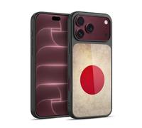 Head Case Designs Japon Japonais Nippon Nisshoki Drapeaux Vintage Football Coque en Gel renforcée [Protection de Qualité Militaire] Compatible avec Apple iPhone 18 Pro Max