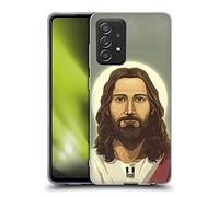 Head Case Designs Jésus Portraits Religieux Coque en Gel [Protection de Qualité Militaire] Compatible avec Galaxy A52 / A52s / 5G (2021)