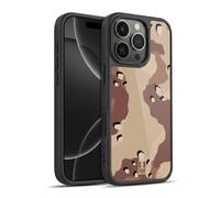 Head Case Designs Les Six Couleurs du Désert Camouflage Coque en Gel renforcée [Protection de Qualité Militaire] Compatible avec Apple iPhone 16 Pro