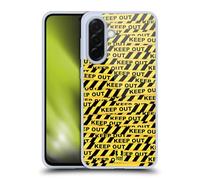 Head Case Designs Ligne Keep Out Line Ruban de Signalisation Coque en Gel [Protection de Qualité Militaire] Compatible avec Samsung Galaxy A36 5G