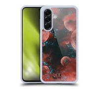 Head Case Designs Lunes De Sang Empreinte Scintillant Pastel De Planètes Coque en Gel [Protection de Qualité Militaire] Compatible avec Samsung Galaxy A56 5G