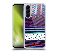 Head Case Designs Mélange Horizontal Griffonages Colorés Coque en Gel [Protection de Qualité Militaire] Compatible avec Samsung Galaxy A56 5G