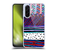 Head Case Designs Mélange Horizontal Griffonages Colorés Coque en Gel [Protection de Qualité Militaire] Compatible avec Samsung Galaxy A36 5G