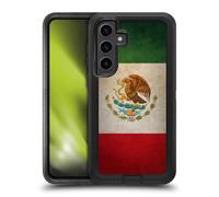 Head Case Designs Mexique Mexicain Drapeaux de Pays Grunge Étui Antichoc Ultra-Blindé Compatible avec Samsung Galaxy S24+ 5G